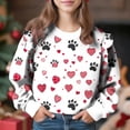 thumbnail image 1 of EGNMCR Robe d'Été de Pâques à Imprimé Floral pour Filles, Manches Courtes, Volants, Poches, Col Rond, Robe Imprimée pour Enfant Fille, Haut en Polyester, 1 of 5