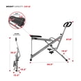 thumbnail image 2 of Sunny Health & Fitness Upright Row-N-Ride™ Rowing Machine, 2 of 9