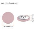 thumbnail image 2 of Unique Bargains 20pcs 44L Fabric Cloth Covered Button 28mm Round Metal Shank Sewing Buttons for Suits Dress Blouses, Pink, 2 of 5