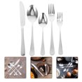 thumbnail image 3 of 20pcs Silverware With Steak Knives Flatware Forks Spoons Knives Stainless Steel Tableware Cutlery Utensil Sets For Home Restaurant, 3 of 8