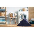 thumbnail image 2 of Ahgly Company Tapis Rond Lavable en Machine Intérieur Transitionnel Violet Pervenche, 7 Pieds Rond, 2 of 7