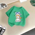 thumbnail image 5 of HNMKIU T-Shirt Graphique à Manches Courtes pour Filles, Tenue Décontractée d'Été, Col Rond Tendance pour Jeunes Fashionistas, 5 of 5