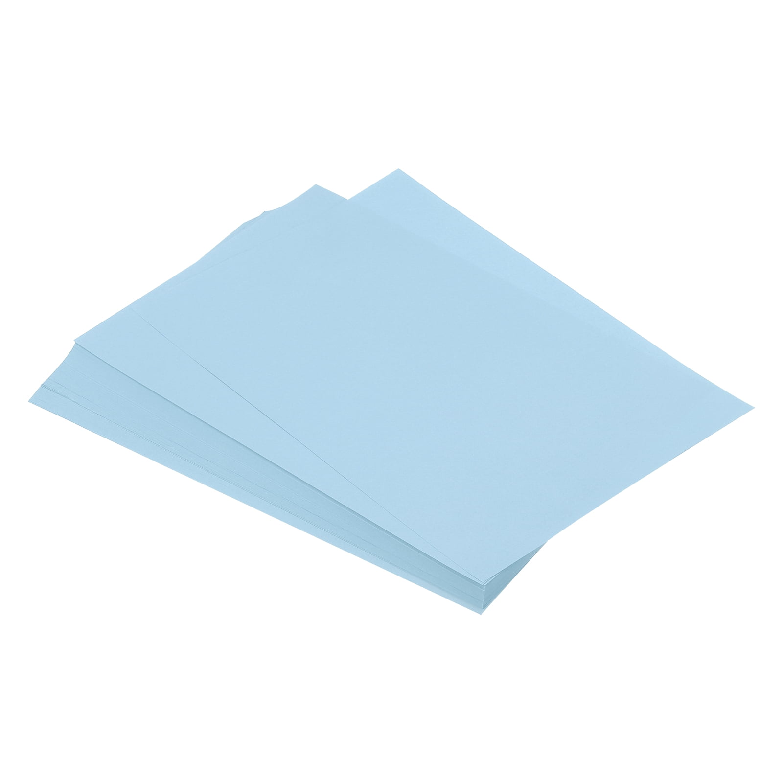 Unique Bargains 125 Sheets A4 Colored Print Copy Paper 8.5' x 11' Origami Paper Printer Paper 80gsm for Printing, Light Blue