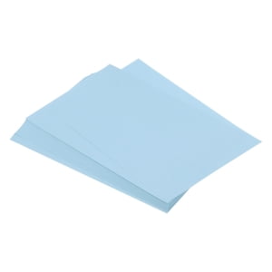Unique Bargains 125 Sheets A4 Colored Print Copy Paper 8.5' x 11' Origami Paper Printer Paper 80gsm for Printing, Light Blue