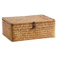 thumbnail image 1 of Clearance! Yiteos Storage and Organization, Hand Woven Rattan Woven Storage Basket Woven Storage Box Desktop Organization, 1*Storage Basket, 1 of 9