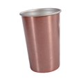 thumbnail image 2 of Tasse en Acier Inoxydable Verres à Boire en Métal Tasse à Boire Empilable Réutilisable Eau Grand Or, 2 of 7