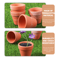 thumbnail image 3 of Miangastore 20pcs Small Red Ceramic Flower Pot Terracotta Pot Clay Ceramic Pottery Planter, 3 of 8