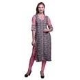thumbnail image 1 of Bimba Kurta Droite en Rayonne Slub Imprimée Indienne Tunique à Manches 3/4 pour Femmes, 1 of 6