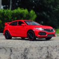 thumbnail image 4 of CUITING Alloy+ABS+Rubber 1 32 Model Car Diecast Sound & Light Gift for Honda Civic Type R, 4 of 5