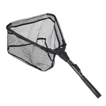 Amdohai Filet de Débarquement Pliable pour Poisson, Portable, Pliable, Triangulaire, Filet de Pêche à la Mouche pour Attraper Ou Relâcher des Poissons
