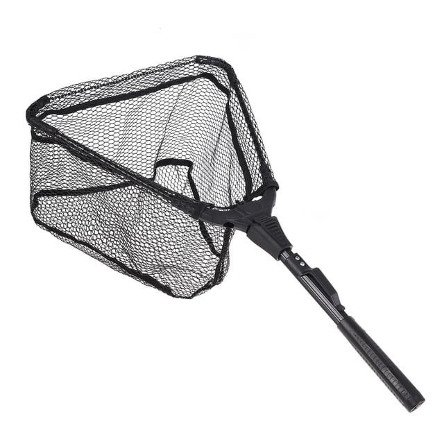 Amdohai Folding Fish Landing Net Portable Collapsible Triangular Fly Fishing Net Fish Catching or Releasing
