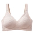 thumbnail image 4 of Yammkia Plus Size Sports Bras for Women Sports Bras for Women High Support,Racerback High Impact Sports Bra Moulded Cup Workout Bra Push up (Light Pink,XL), 4 of 6