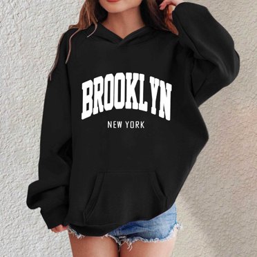 Kids Hoodies and Sweatshirts for Girls Comfortable Casual Long Sleeve Hooded Pullover with Unique Letter Prints for Daily Wear and Halloween Celebrations Jacket Toddler Girl A Lonely Place Hoodie 5t
