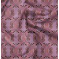 thumbnail image 1 of Soimoi Cotton Poplin Fabric Palmette Damask Print Fabric by the Yard 56 Inch Wide, 1 of 6