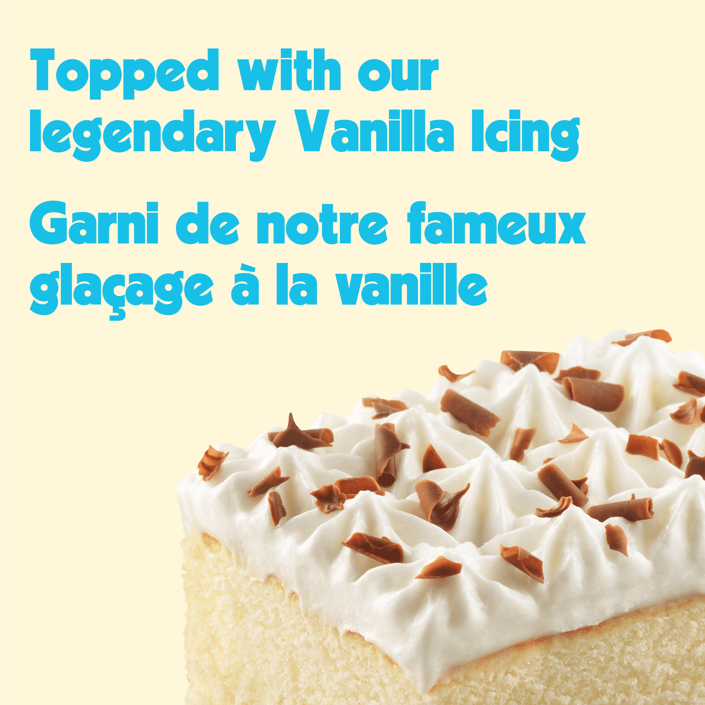 Gâteau à la vanille Deep’n Deliciousᴹᴰ McCainᴹᴰ, Fabriqué au Canada à partir d'ingrédients canadiens et importés 510g