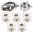 thumbnail image 1 of MasteelfCA 1 Ensemble de Bobines de Machine à Coudre Professionnelles Fils Universels Bobines Outils de Couture, 1 of 7