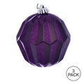thumbnail image 2 of Vickerman MC190826D Boule Facettée Pailletée Prune 5 Po. - 3 par Sac, 2 of 3