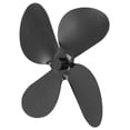thumbnail image 4 of Lame de Ventilateur de Cheminée, Alliage d'Aluminium Conception Standard Meilleure Circulation d'Air Lame de Ventilateur de Poêle 4 Lames pour la Réparation Noir, Rouge, Or, Argent, Bronze, 4 of 8