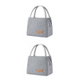 thumbnail image 2 of ZheElen Pack Lunch With Confidence Insulated Bento Bag Designed For Large Capacity Large+Grey 2Set, 2 of 6