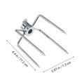 thumbnail image 2 of HONMEET 1 Paire de Fourchettes à Viande pour Rôtissoire Outils de Barbecue pour Grillades et Rôtissage, 2 of 8
