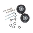 thumbnail image 2 of Youkk Enhanced Performance 2Pcs Rubber Luggage Suitcase Wheels Replacement 43mm Thickness 18mm 1Set, 2 of 6