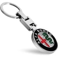 thumbnail image 1 of Porte-clés Logo de Voiture pour Alfa Romeo Porte-Clés Pendentif Emblème pour Femmes Hommes, 1 of 5