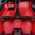 thumbnail image 1 of Mercedes-Benz GLC 2016~2019 Short axis Waterproof Leather Car Floor Mats Car Carpet, 1 of 9