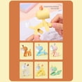 thumbnail image 2 of Yeacher Cartoon Night Light Kid Lamp Mini Deer LED Desk Lamps Cute DIY Portable with, 2 of 8
