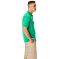 thumbnail image 2 of Hanes Cotton-Blend Men`s Jersey Polo, L, Kelly Green, 2 of 2