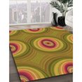 thumbnail image 3 of Ahgly Company Tapis Rectangulaire Lavable en Machine Intérieur Transitionnel Acajou Brun, 3 Pieds x 5 Pieds, 3 of 7