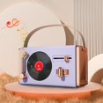 thumbnail image 2 of RXIRUCGD Haut-Parleur Stéréo Sans Fil Haut-Parleur Bluetooth Rétro avec Puce à Réduction de Bruit Intégrée, Design Élégant et Vintage Haut-Parleur Bluetooth Portable pour Maison Bureau Extérieur, 2 of 8