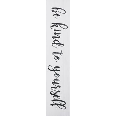 hometrends Distressed Wood Sign Be KIND to Yourself