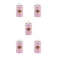 thumbnail image 3 of Wweixi Transparent Tea Jars For Storing And Displaying Favorite Tea Leaves Food Grade Metal Kitchen Storage Jars Jars Kitchen Pink tea 5Set, 3 of 6