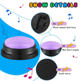 thumbnail image 4 of 8 PCS Answer Buzzers Button Answer Buzzer Game Show Buzzer Recordable Button Classroom Buzzers for Christmas Team Party, 4 of 6