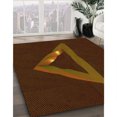 thumbnail image 3 of Ahgly Company Machine Washable Indoor Rectangle Transitional Saddle Brown Area Rugs, 7' x 9', 3 of 7