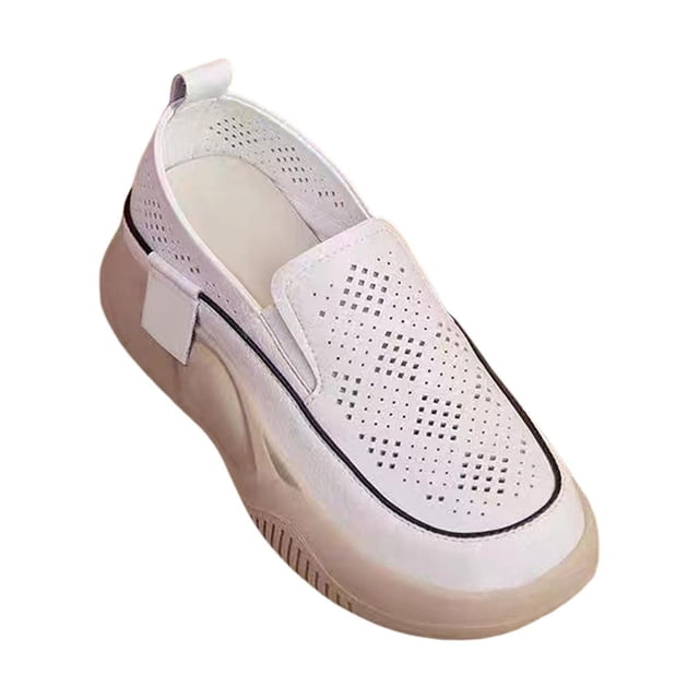 Milaget Espadrilles à Plateforme pour Femmes Chaussures Décontractées Tendance Mode Urbaine Bout Rond Doux Antidérapant 39