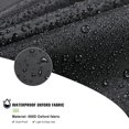 thumbnail image 4 of EIGTHTAIL Rectangular Patio Table Cover -600D Heavy Duty Large Waterproof Table Cover -75” Patio Sofa Set Covers  Tea Table Cover  Dining Table Cover Black, 4 of 9