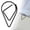 Noir, variante sur 1 Pce Trombones en Acier Inoxydable en Forme de Goutte, Mignons Marqueurs de Page en Métal pour Invitations de Mariage, Scrapbooking, Signets et Papeterie de Bureau pour Planificateur Quotidien pour Femmes