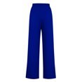 thumbnail image 3 of Pants for Women, Womens Fashionable Striped Printed Drawstring Wide Leg Pants, 3 of 4