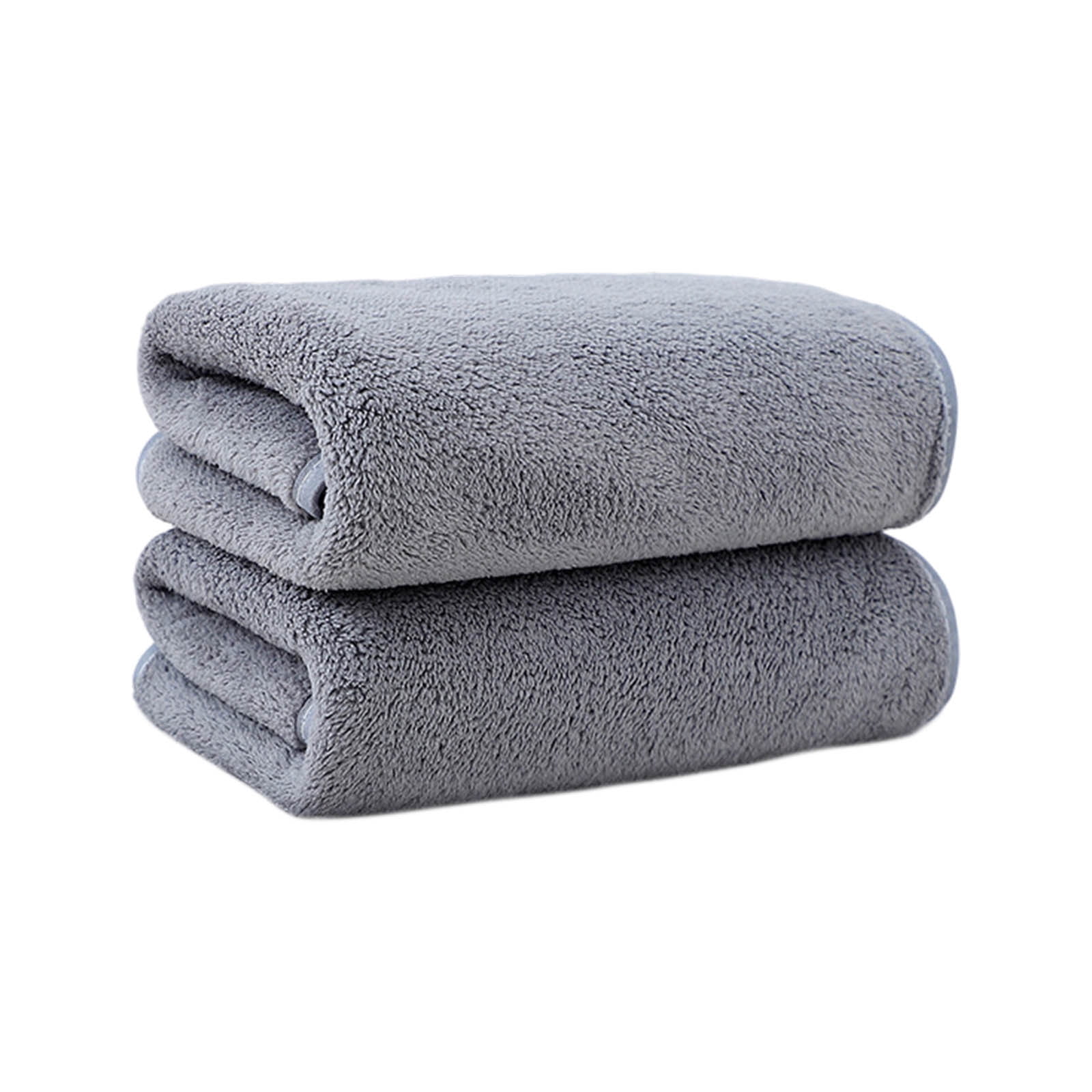 Wzzjkit Bath Towel Set, 28x55in Velvet Bathroom Towel Set Thickened Corals Velvet Absorbent Quicks Dry for Home Bathroom Travel Use Towel Set 2PC