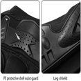 thumbnail image 4 of Motorcycle Armor Jacket for Outdoor Activities - Protective Gear for Biking, Skateboarding, and Skiing - Durable PE Shell with EVA Foam Padding - Available in Red, Size 2XL, 4 of 7