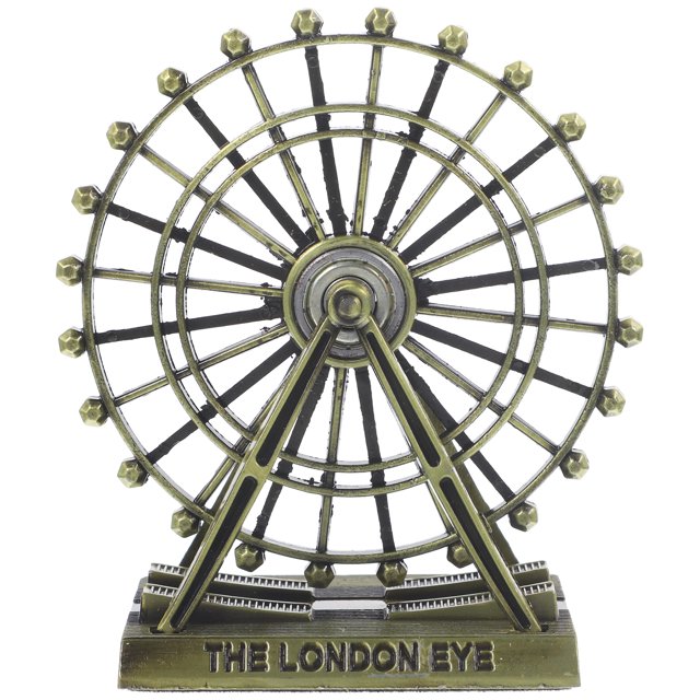 Shisuyan Iron Ferris Wheel Decor for Teacher Multi Color Elegantly Crafted Lightweight Portable 6.5 Inches