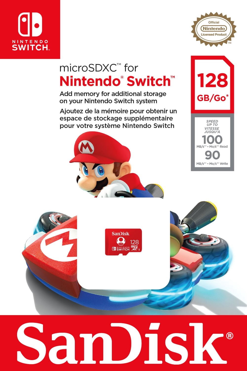 SanDisk® microSDXC™ Card for Nintendo Switch™, 128GB - Walmart.ca