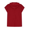thumbnail image 4 of Timegard Tank Tops Men Sleeveless Hoodies Pullover Solid Color Casual Loose Workout Tee Shirts Summer, 4 of 5