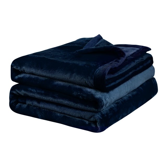 Unique Bargains Flannel Fleece Blanket Soft Warm Wide Hemmed