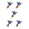 thumbnail image 1 of Wweixi Iron Hummingbird Hanging Home Decor Crafts Ornament Birds Outdoor Blue 5Set, 1 of 6
