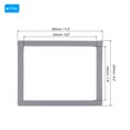 thumbnail image 2 of Unique Bargains Cadre Photo Magnétique 8x10, 3 Pcs Cadre Magnétique Cadres Photo Magnétiques Réutilisables pour Réfrigérateur, Gris, 2 of 7