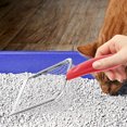 thumbnail image 4 of 1 Set Litter Scooper Reusable Red Stainless Steel for Pet Waste Cleanup and Home Use, 4 of 8