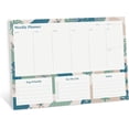 thumbnail image 1 of Rileys & Co Weekly Planner Pad, Undated Planner with 52 Tearaway Sheets, Daily To Do List Notepad with Top Priorities, Checklist, and Notes Sections, Floral Printed Border, 11.0 x 8.5 inches, 1 of 5