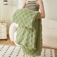 thumbnail image 4 of UsRHHA Thermal Breathable Bed Blanket 150x100cm, All Season Comfortable Machine Washable Throw, Soft Polyester Bedding Cover, 4 of 7